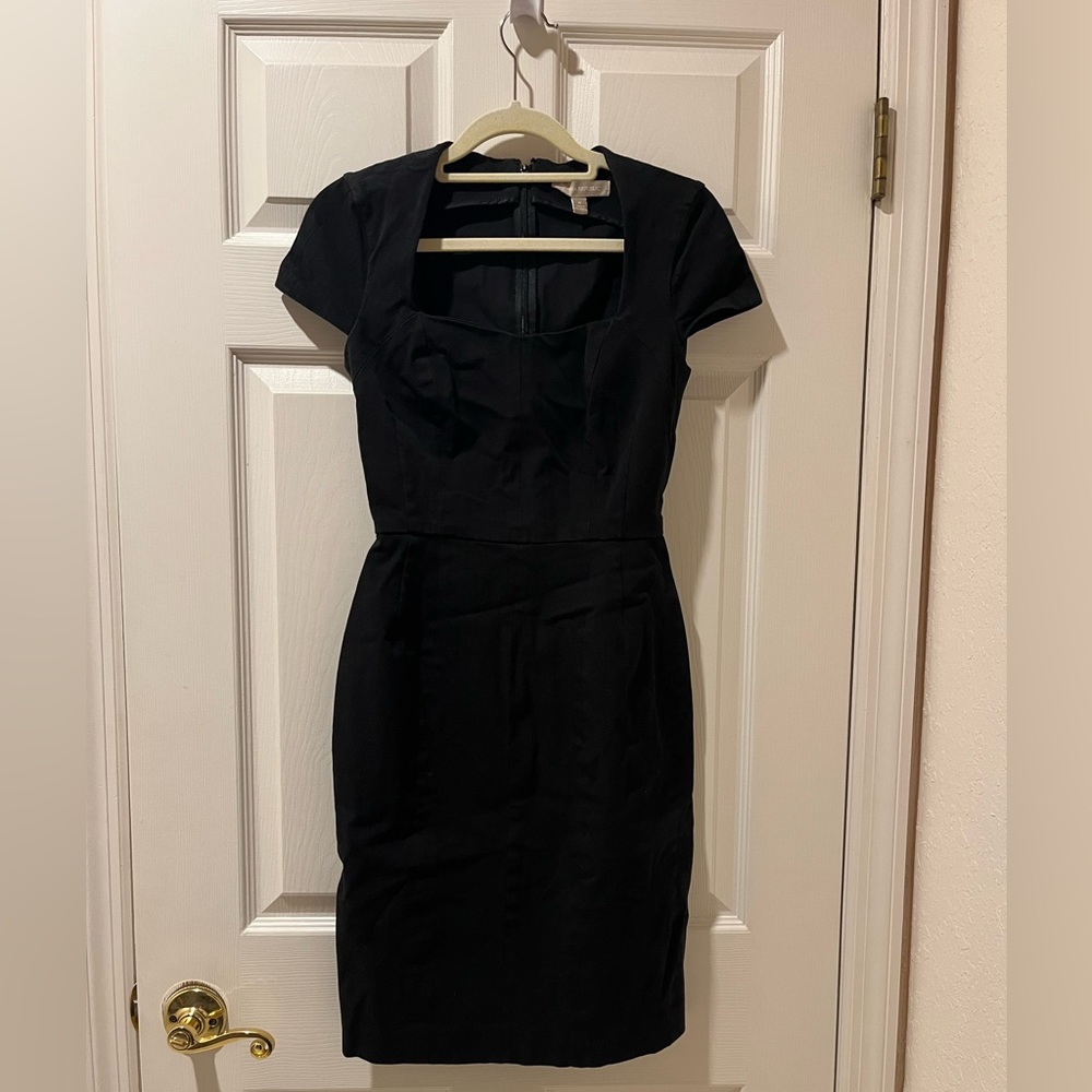 Banana Republic black work dress